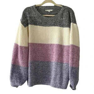 FSL APPAREL Color block sweater size M